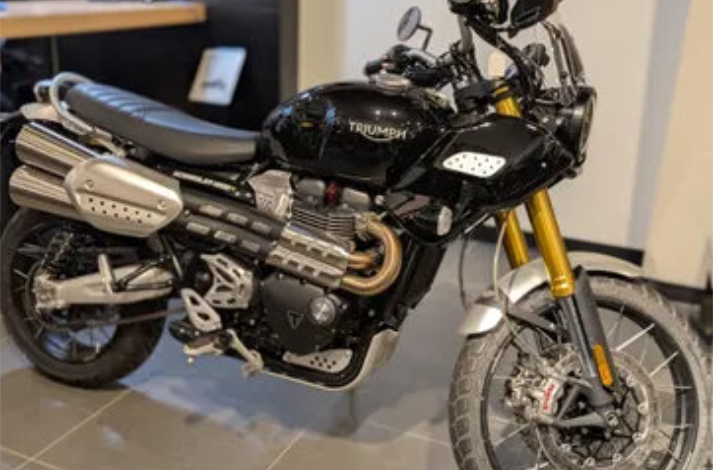 New 2023 Triumph Scrambler 1200XE ADV-styled custom